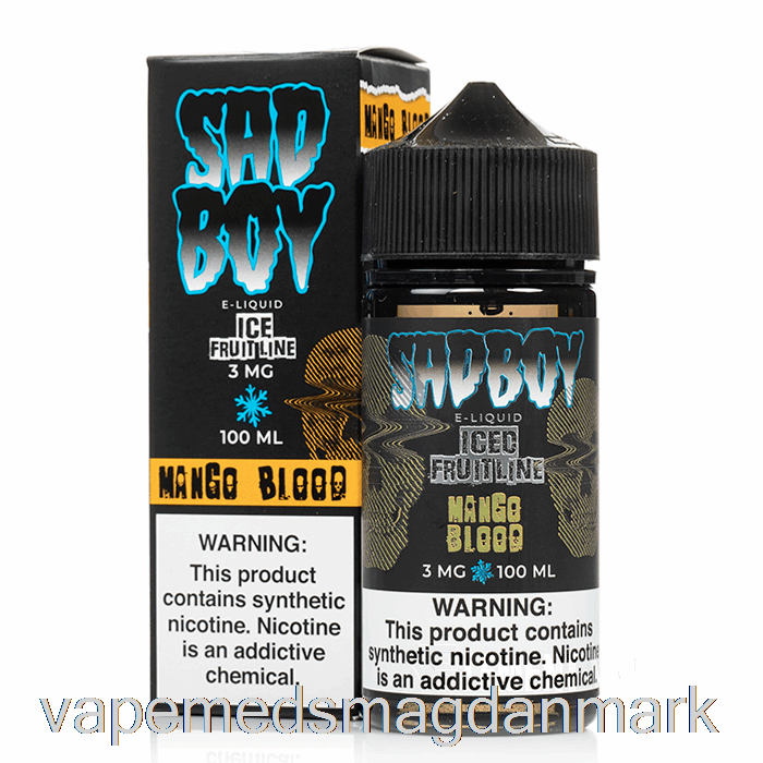 Engangs Vape Danmark Er Mango Blod - Sadboy - 100ml 0mg